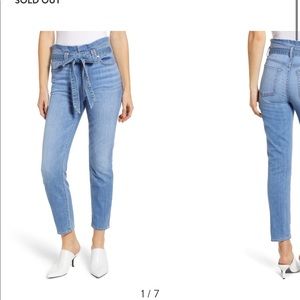 7 for all mankind Paperbag waist jean